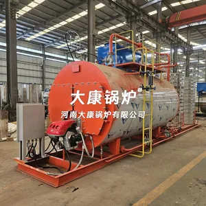 DAKANG BOILER High Efficiency Condensing Gas Steam Boiler, Low NOx Natural Gas Steam Generator For Food Chemical Industry thumbnail-2