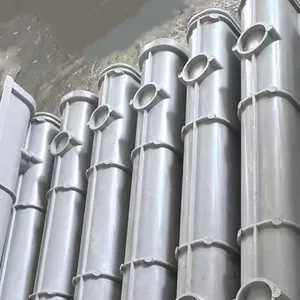 FRP Trench Drain for Parking Lot Drainage With Non-Corrosive FRP Grating thumbnail-1