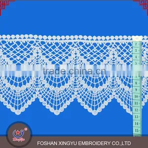 Latest Women Garment Collar Design Detachable Cotton Lady Crochet Neck Applique Embroidery Patch for Clothing thumbnail-1