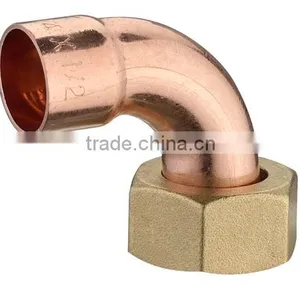 Elbow Copper Brass Union, UPC NSF End Feed Copper Fitting Copper Fitting, Brass Fitting, Brass Union thumbnail-2