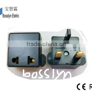 CE ROHS Approved US Japan China Type A Type B Type C to UK Ireland Singapore Bahrain Type G Plug Travel Adapter Converter thumbnail-1