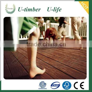 Cheap Exterior Wood Plastic Decking Composite Flooring Outside thumbnail-1