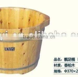 Foot Prettified Barrel Wooden Footbath Barrels thumbnail-1