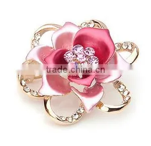 Classic Joker Set Crystal Rhinestone Flower Brooch thumbnail-6