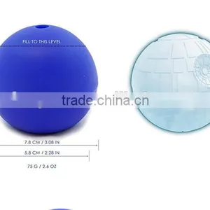 Food Grade Silicone BPA Free Ice Ball Maker , Ice Ball Sphere Mold For Whisky And Cocktail thumbnail-4