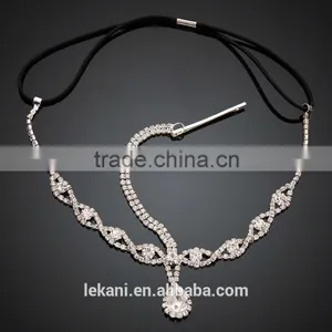 Elegant Metal Innovative Design Crystal Head Chain Jewelry Wholesale thumbnail-5