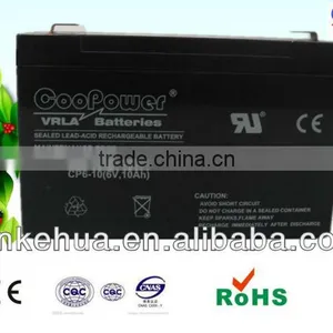 Solar Battery/AGM Battery/UPS Battery/SMF Battery/Eemergency Light Battery/Rechargeable Battery/6V10AH Lead Acid Bat thumbnail-1