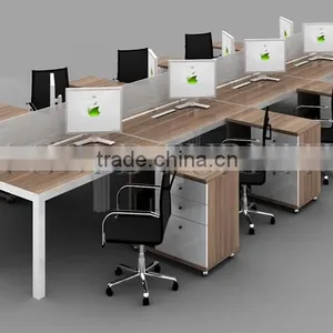 Open But Simple Office WorKstation for Larger Staff (SZ-WSL324) thumbnail-1