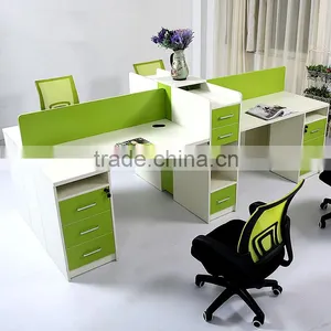 Modern Wood Office Partition Workstation Design Furniture (SZ-WSB381) thumbnail-4