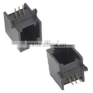 Top Entry RJ12 PCB Telephone Connector/Jack/socket thumbnail-1