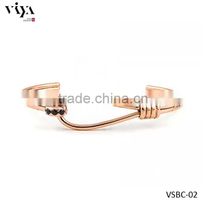 2016 New Arrival Sterling Men Bangle Real Silver Jewelry Bracelet thumbnail-2