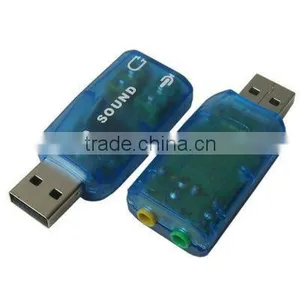 Blue USB 5.1 Channel Audio Adapter / Sound Card Adapter Mono Channel thumbnail-2