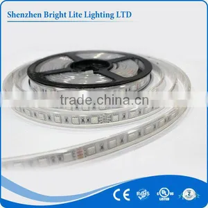 5050 Waterproof Ip66 RGB 60LED UL Certificate Shenzhen Led Strip thumbnail-1