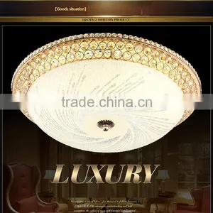 60W Modern Luxury LED Crystal Ceiling Light Living Room LED Absorb Dome Light SMD Double-Color thumbnail-3