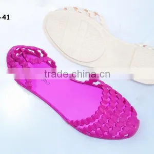 2015 PVC Jelly Good Quality Ladies Sandals thumbnail-4