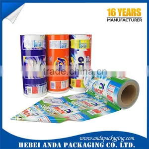 Washing Powder Packaging Film/detergent Powder Packing Plastic Film/washing Powder Wrapper Roll thumbnail-1