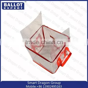 JYL-BB112 Foldable Plastic Ballot, Voting Box, Could be Sealed With Security Seals thumbnail-1