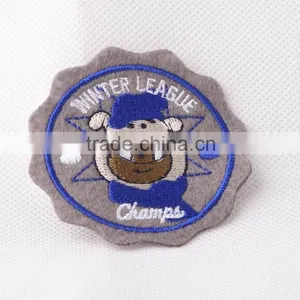 Customized Round Embroidered Patch for Kids Lovely thumbnail-1