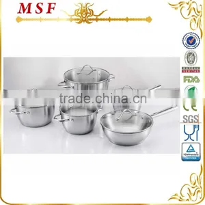 MSF High Level Quality 12pcs Stainless Steel Cookware Wholesale Products MSF-3826 thumbnail-2