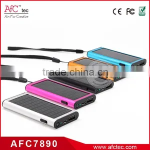 Ultra Slim Colorful Promotional Gift Solar Charger Power Bank 1200mah thumbnail-2