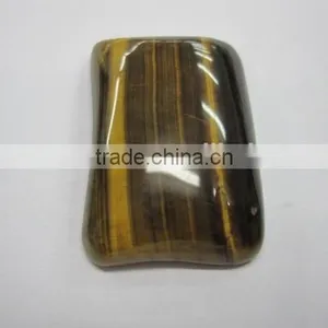 Tiger Eye Gemstone Round Oval thumbnail-2