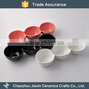 Best Sale Cheap Round Ceramic Fruit Snack Serving Dish thumbnail-1