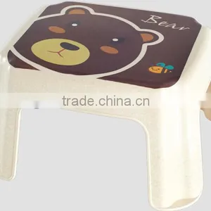 Eco-friendly 18cm Height Bamboo Fiber Plastic Step Stool For Kids Most Popular thumbnail-1