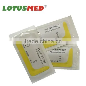 High Quality Absorbable Surgical Suture Catgut Plain thumbnail-1
