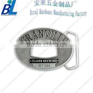 Die Casted Reversible Belt Buckle With Bottle Opener thumbnail-1
