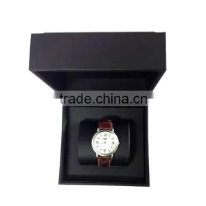 Luxury Black Wooden Watch Box & Watch Case For Men. thumbnail-1