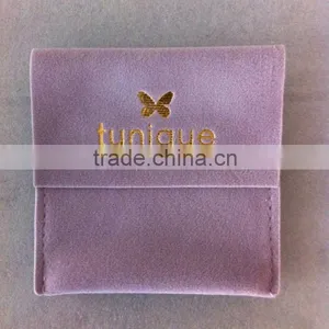 Custom Logo Packaging Case Velvet Jewelry Gift Bag With Flap Quality Choice Most Popular thumbnail-1