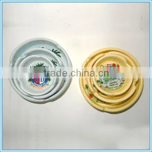 Ceramic Ashtray With Custom Logo Souvenir Decoration thumbnail-1