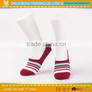 BY-161008 Lady Acrylic Woman Loafer Non-Slip Invisible Low Cut Boat Socks With Lurex thumbnail-1