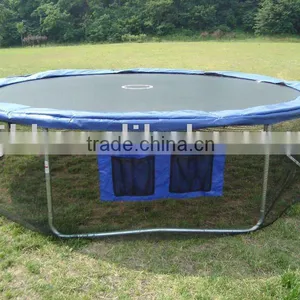 13FT New Recreational Trampoline With Ground Secured Net thumbnail-1
