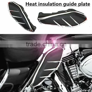 Mid-Frame Air Deflector Heat Insulation Resistant Guide Plate for Harley Touring FLTR Road Glide 09 FLHX Street Glide10 thumbnail-2