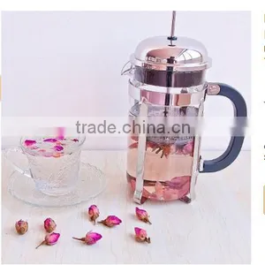 2016 Latest Steel Color Double Wall Stainless Steel Coffee French Press thumbnail-5