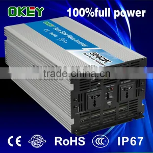 Hot Selling Adjustable Voltage OPIP-5000 Pure Sine Wave Power Inverter DC to AC dc Input 12v thumbnail-1