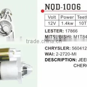 Auto Starter for Chrysler Jeep 56041207AD Lester 17866 Mitsubishi M1T84981 Wai 2-2720-MI thumbnail-1