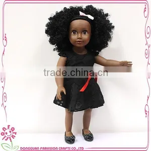 18 Inch Brown Black Vinyl Fashion Dolls thumbnail-5