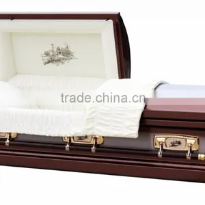 China Supplier Metal Homestead Caskets and Coffins Nantong Millionaire thumbnail-1