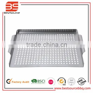 Foldable Good Selling BBQ Pan Portable Chinese-made Foldable Outdoor Barbecue Grill Series Tools BBQ Pan thumbnail-1