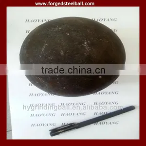 130mm Grinding Media Steel Forging Ball for Cement Factory thumbnail-1