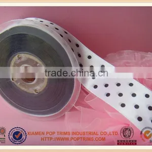 Double Face Polka Dots Printed Satin Ribbon thumbnail-1