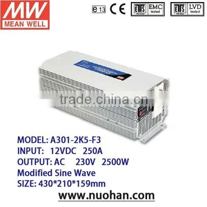 Mean Well 2500W Modified Sine Wave DC AC Power Inverter Frequency Inverter 2500w Inverter thumbnail-1