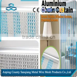 Anodized Chain Link Curtain / Decorative Metal Chain Link Mesh Curtain thumbnail-2