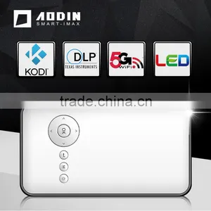 Upgraded High Brightness Android Full HD 1080p LED Projector,best WIFI Home Theater Video Game thumbnail-1