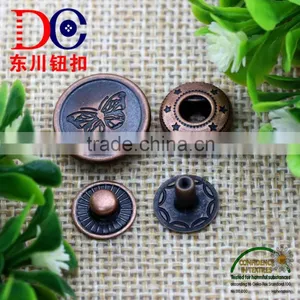 Wholesale Button With Coat Fastener Fabric Covered Snap Button for Clothing thumbnail-3