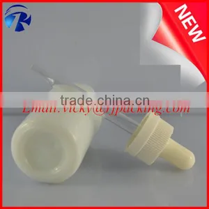 5ml,10ml,15ml,20ml,30ml,50ml,100ml e Liquid Bottle/White Porcelain Glass Dropper Bottles Essential Oil With Childproof Cap thumbnail-3