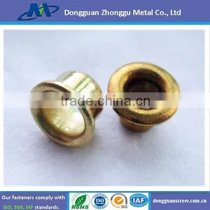 GB876 Nickel Plate Brass Tube Rivet thumbnail-1