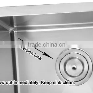 Sound Deadening Pads Sink CUPC Approval Stainless Steel Handmade Kitchen Sink thumbnail-5